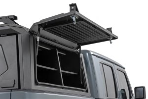 Jeep Gladiator Molle Panel Kit - Rough Country - Bed Cap Door - Black - '20-'26